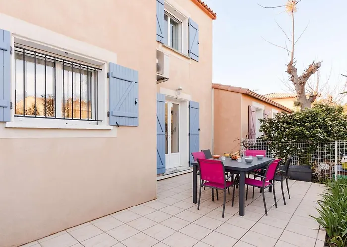 Βίλα Pavillon Climatise 6 Pers Proche Avec Terrasses, Wifi, Parking Prive, Et Confort A Narbonne-plage - Fr-1-409-209 Ναρμπόν