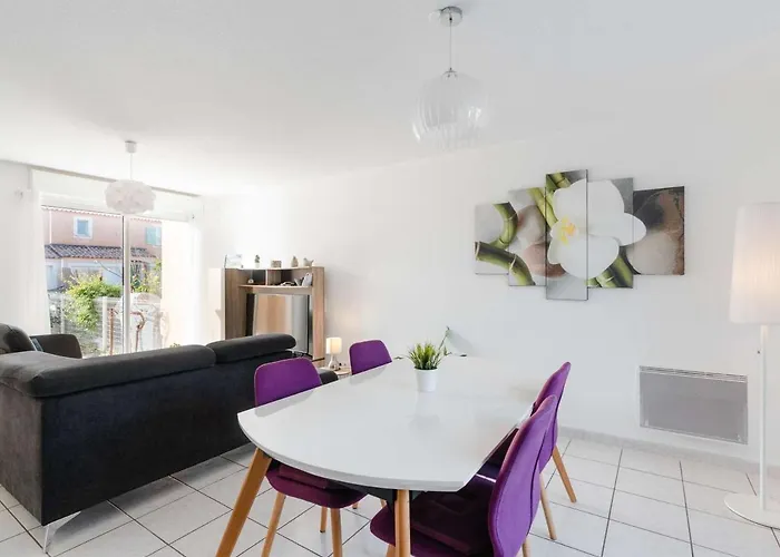 Pavillon Climatise 6 Pers Proche Avec Terrasses, Wifi, Parking Prive, Et Confort A Narbonne-plage - Fr-1-409-209